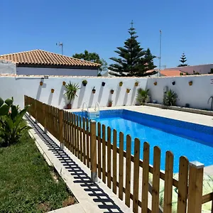 Fantastico Con Piscina 2 Km De La Barrosa Сasa de vacaciones